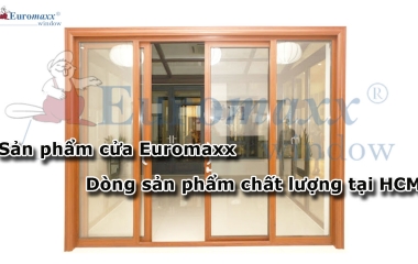 Cửa thương hiệu Euromaxx dòng sản phẩm cửa nhôm kính, cửa nhựa lõi thép