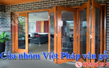 Cửa nhôm Việt Pháp vân gỗ có gì đặc biệt?